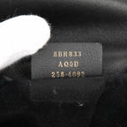 Fendi Mamma Bucket Medium FF Logo Bag Black Gold Leather — view 6