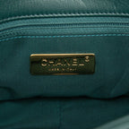 Chanel CC Logo Chanel 19 Dixneuf Quilted Chain Shoulder Bag Dark Green Gold — view 5