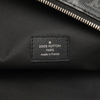 Louis Vuitton Monogram Eclipse Taiga Discovery Backpack Black Leather — view 5