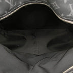 Louis Vuitton Monogram Eclipse Taiga Discovery Backpack Black Leather — view 4