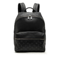 Louis Vuitton Monogram Eclipse Taiga Discovery Backpack Black Leather