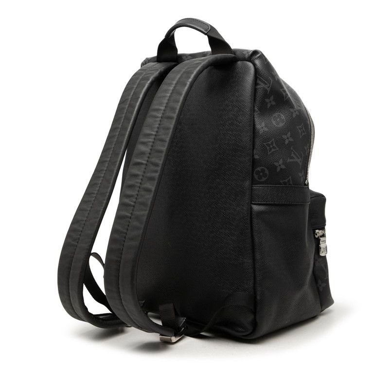 Louis Vuitton Monogram Eclipse Taiga Discovery Backpack Black Leather — view 2