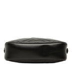 Gucci GG Marmont Crossbody Chain Shoulder Bag Black Leather — view 3