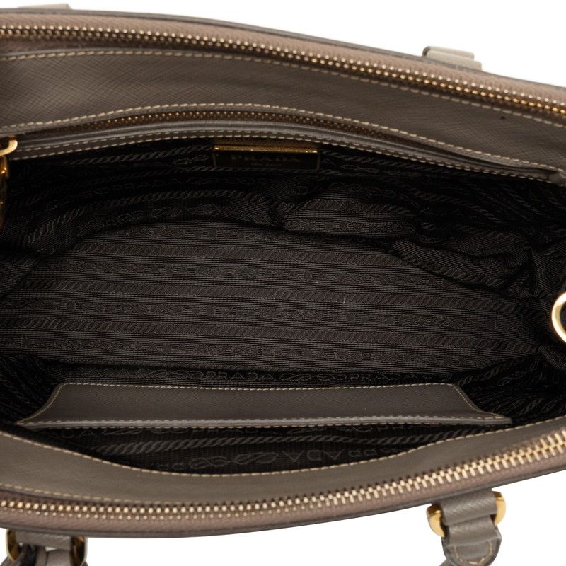 Prada Galleria 2-Way Shoulder Bag Beige Saffiano Leather — view 4