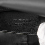 Saint Laurent YSL Logo Crossbody Shoulder Bag Black Velour Leather — view 6