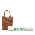Bottega Veneta Maxi Intrecciato Mini Tote Shoulder Bag Pochette 2-Way Brown — view 7