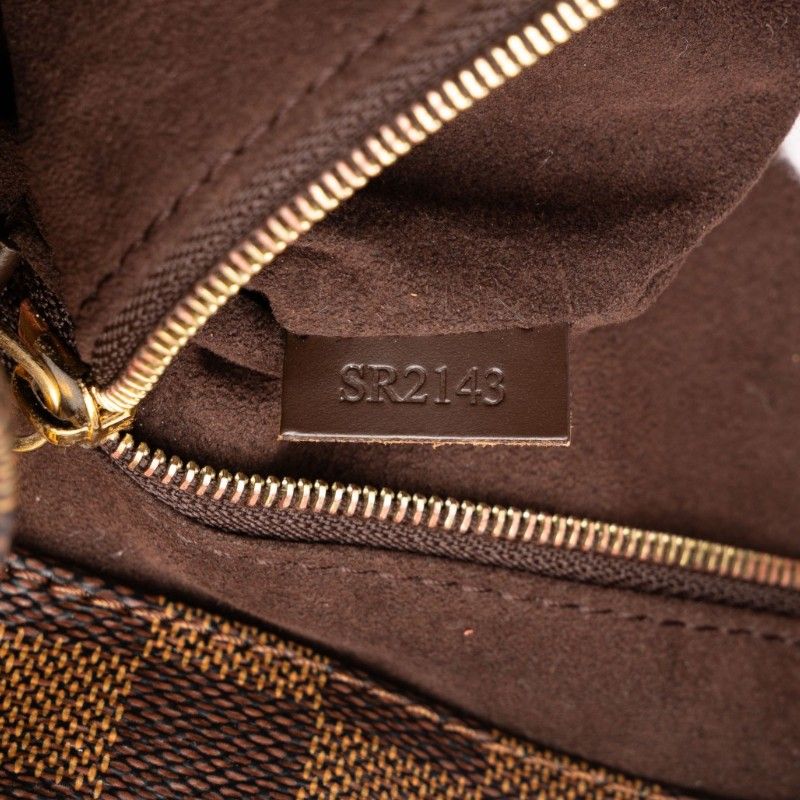 Louis Vuitton Damier Marybone PM Tote Shoulder Bag Brown Leather — view 6