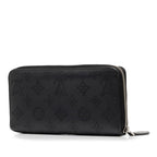 Louis Vuitton Monogram Mahina Zippy Wallet Zip Around Noir Black Leather — view 2