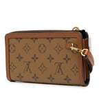 Louis Vuitton Monogram Reverse Zippy Dauphine L-shaped Zipper Wallet Brown — view 2