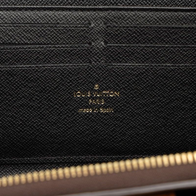 Louis Vuitton Monogram Reverse Zippy Dauphine L-shaped Zipper Wallet Brown — view 5