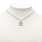 Chanel CC Logo Pendant Silver White Metal — view 5