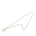 Chanel CC Logo Pendant Silver White Metal — view 4