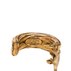 Chanel CC Logo Vintage Hoop Earrings 93P Gold Plated — view 3
