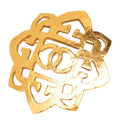 Chanel CC Logo Brooch Gold Plated