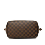 Louis Vuitton Damier Saleya PM Tote Bag Brown Leather — view 3