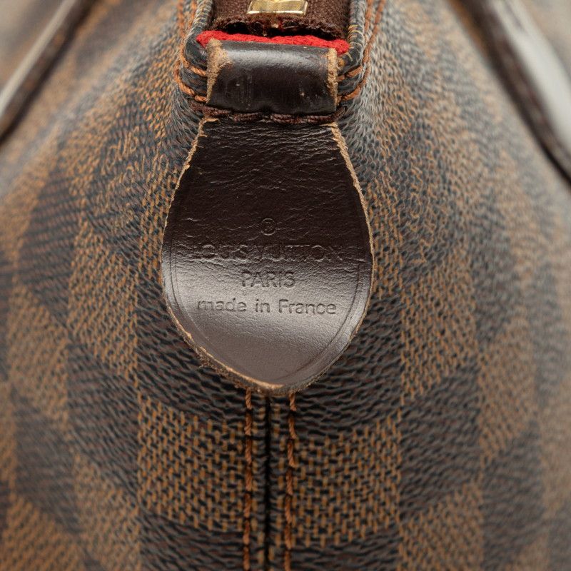 Louis Vuitton Damier Saleya PM Tote Bag Brown Leather — view 5