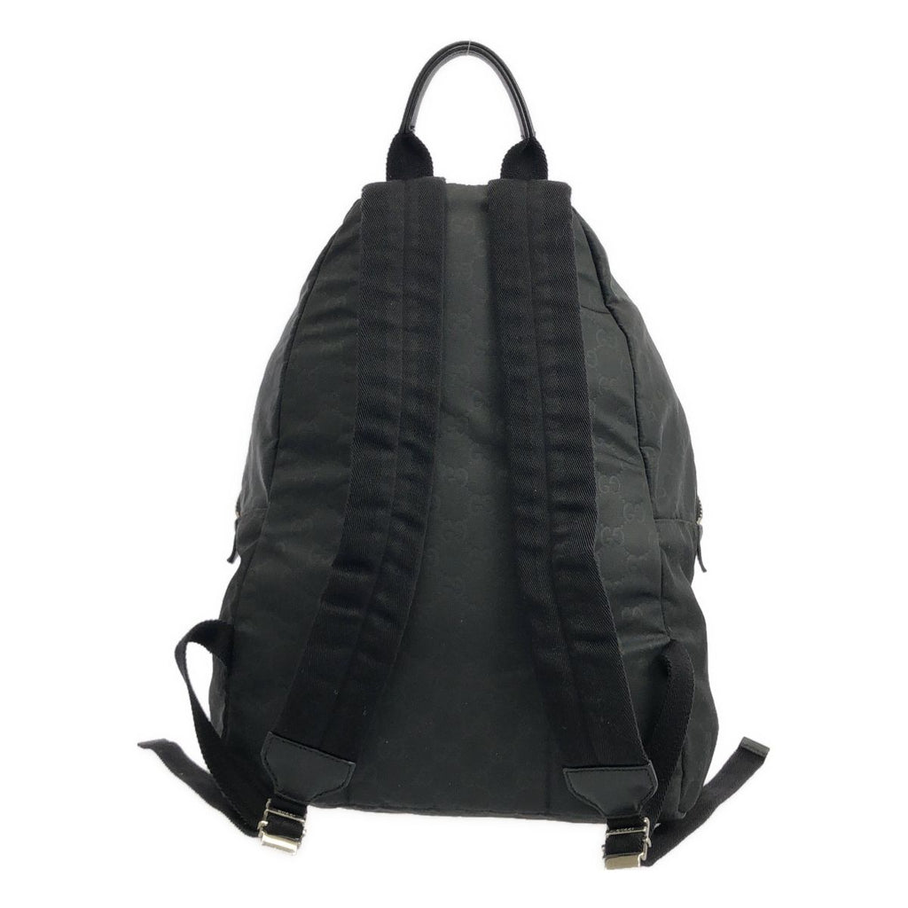 Gucci GG Monogram Nylon Backpack Black — view 2