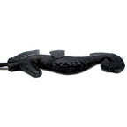 Hermes Ipo Seahorse Charm Agneau Milo Noir Black Keychain — view 3