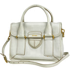 Prada Handbag 2-Way Leather White