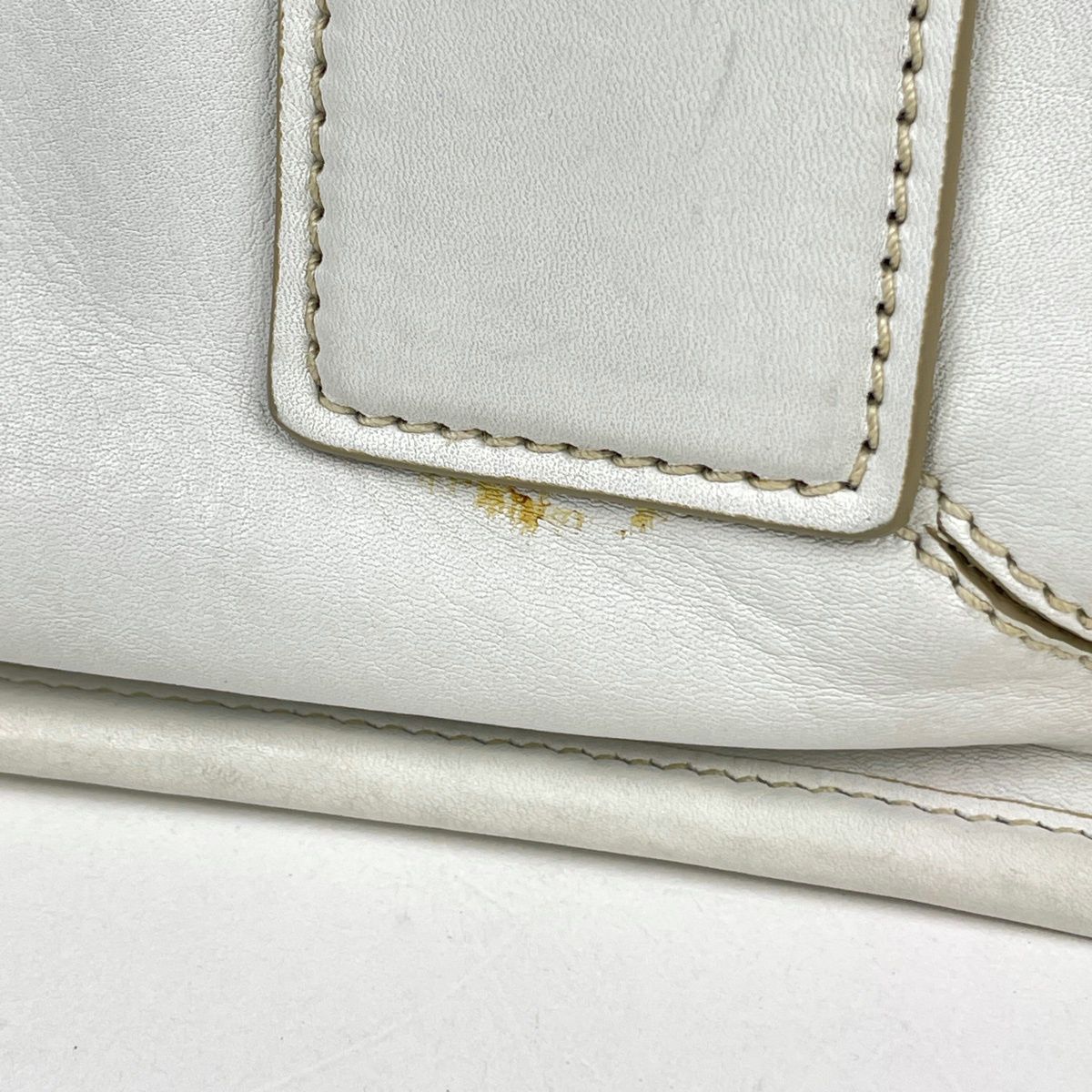 Prada Handbag 2-Way Leather White — view 4