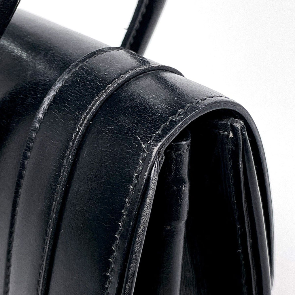 Hermes Handbag Drug 27 Box Calf Black — view 5