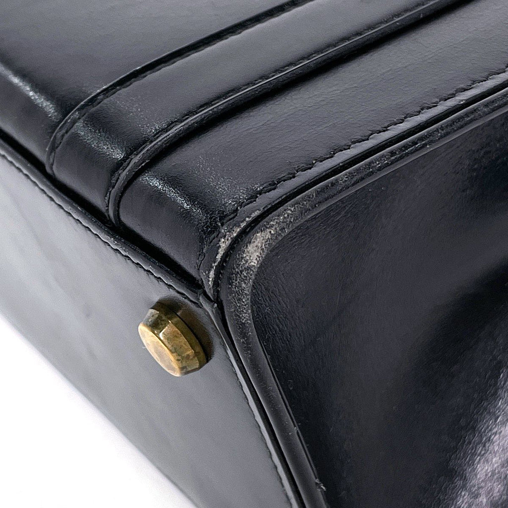 Hermes Handbag Drug 27 Box Calf Black — view 3