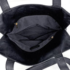 Chanel Tote Bag CC Logo Leather Black — view 8