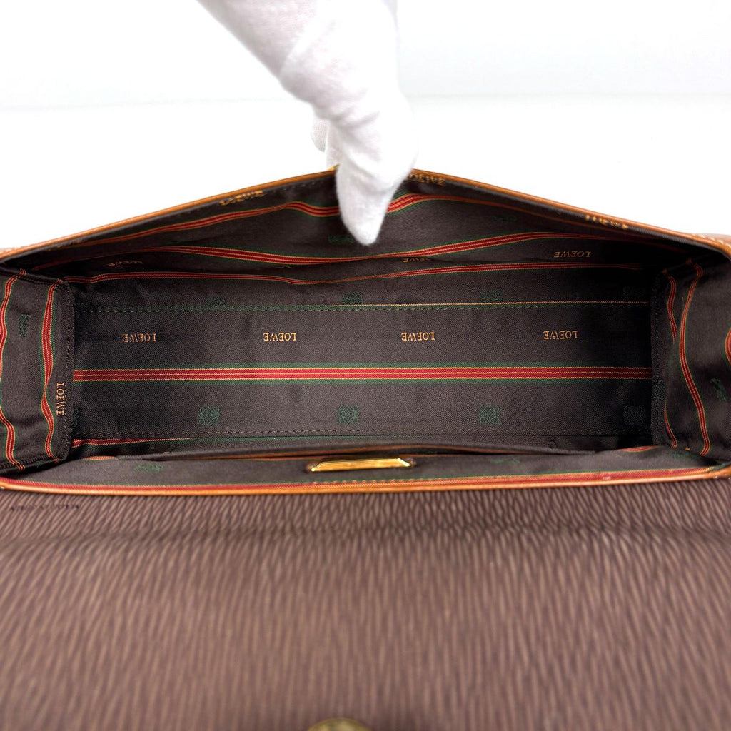 Loewe Handbag Velazquez Leather Brown — view 7