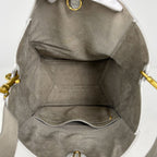 Celine Shoulder Bag Leather White — view 8