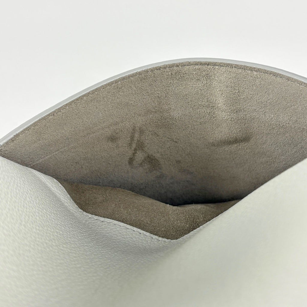 Celine Shoulder Bag Leather White — view 4