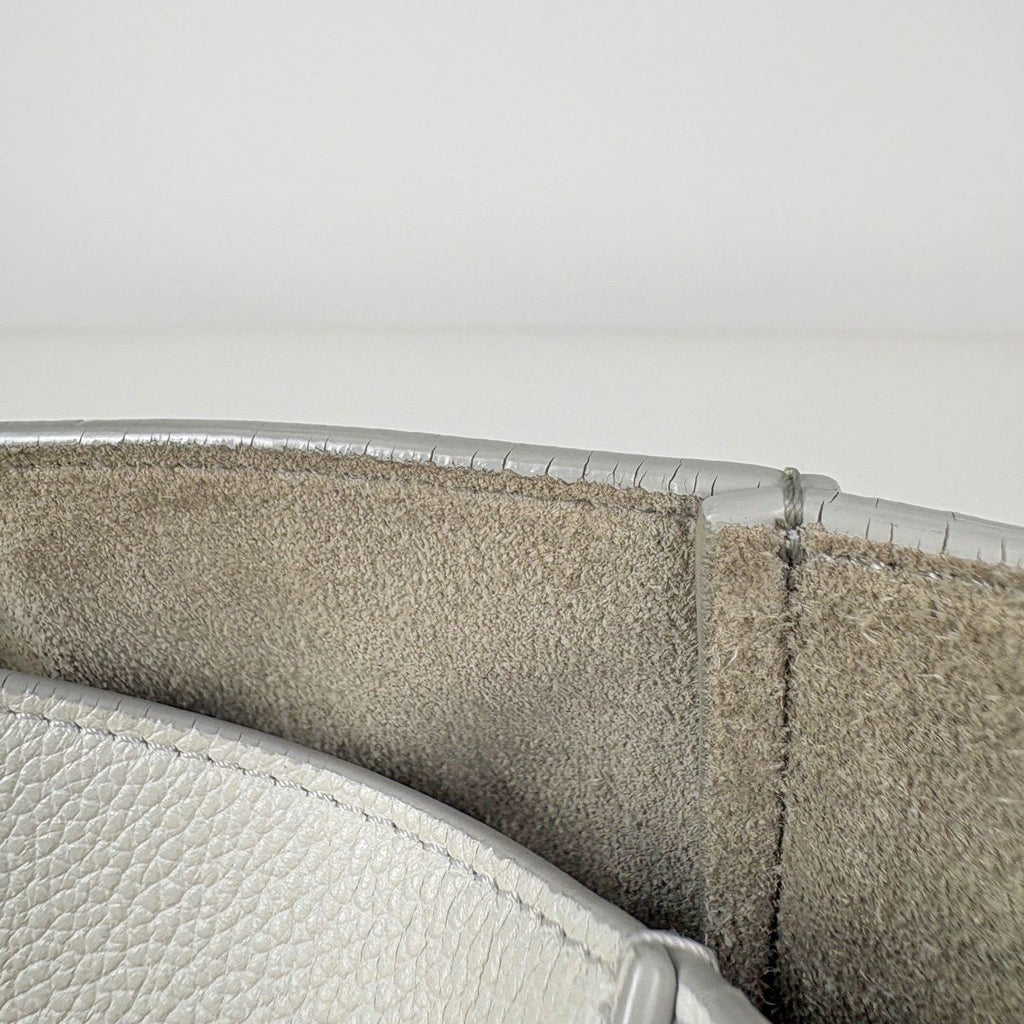 Celine Shoulder Bag Leather White — view 6