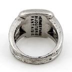 Hermes Corozo Ring Sellier Metal Silver — view 3