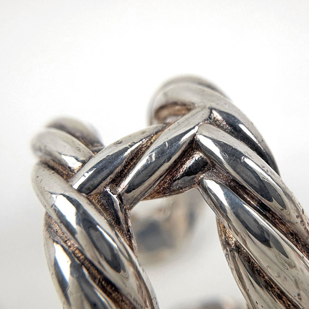 Hermes Parade Twist Ring 925 Sterling Silver — view 4