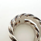 Hermes Parade Twist Ring 925 Sterling Silver — view 5