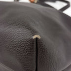 Gucci Tote Bag Bamboo Fringe Tassel Leather Brown — view 3