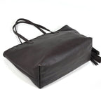Gucci Tote Bag Bamboo Fringe Tassel Leather Brown — view 2