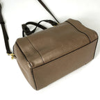 Loewe Handbag Fusta 25 2-Way Leather Brown — view 2
