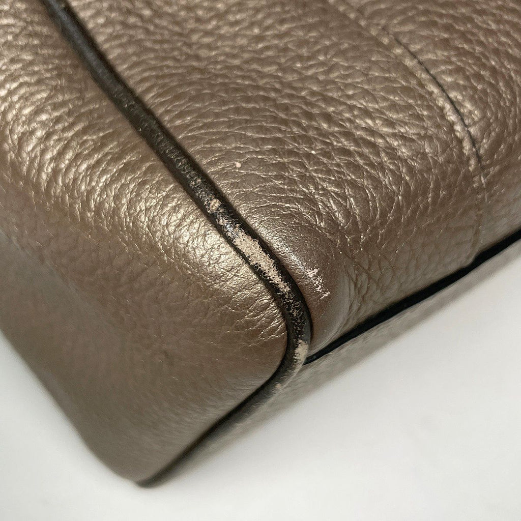 Loewe Handbag Fusta 25 2-Way Leather Brown — view 3