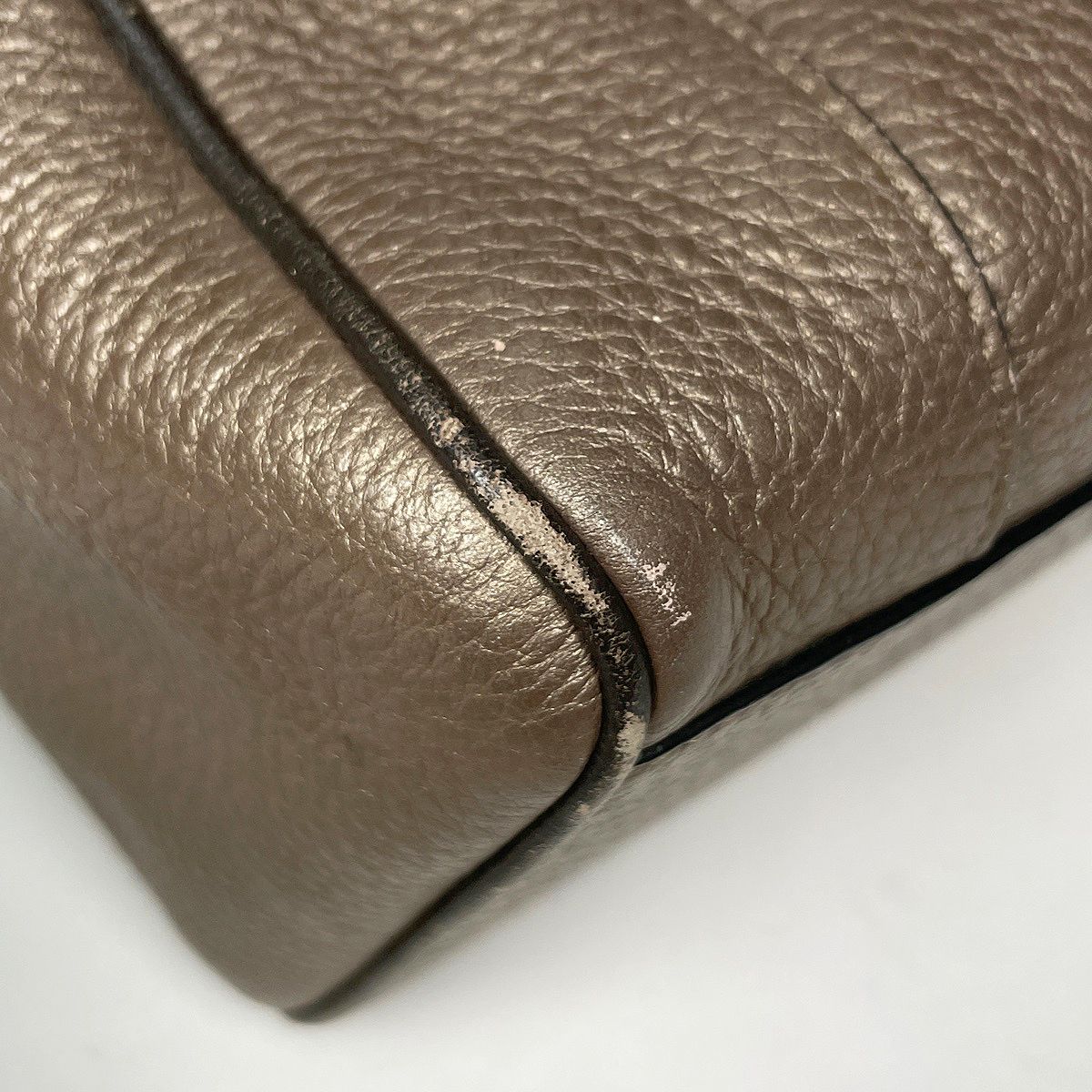 Loewe Handbag Fusta 25 2-Way Leather Brown — view 3