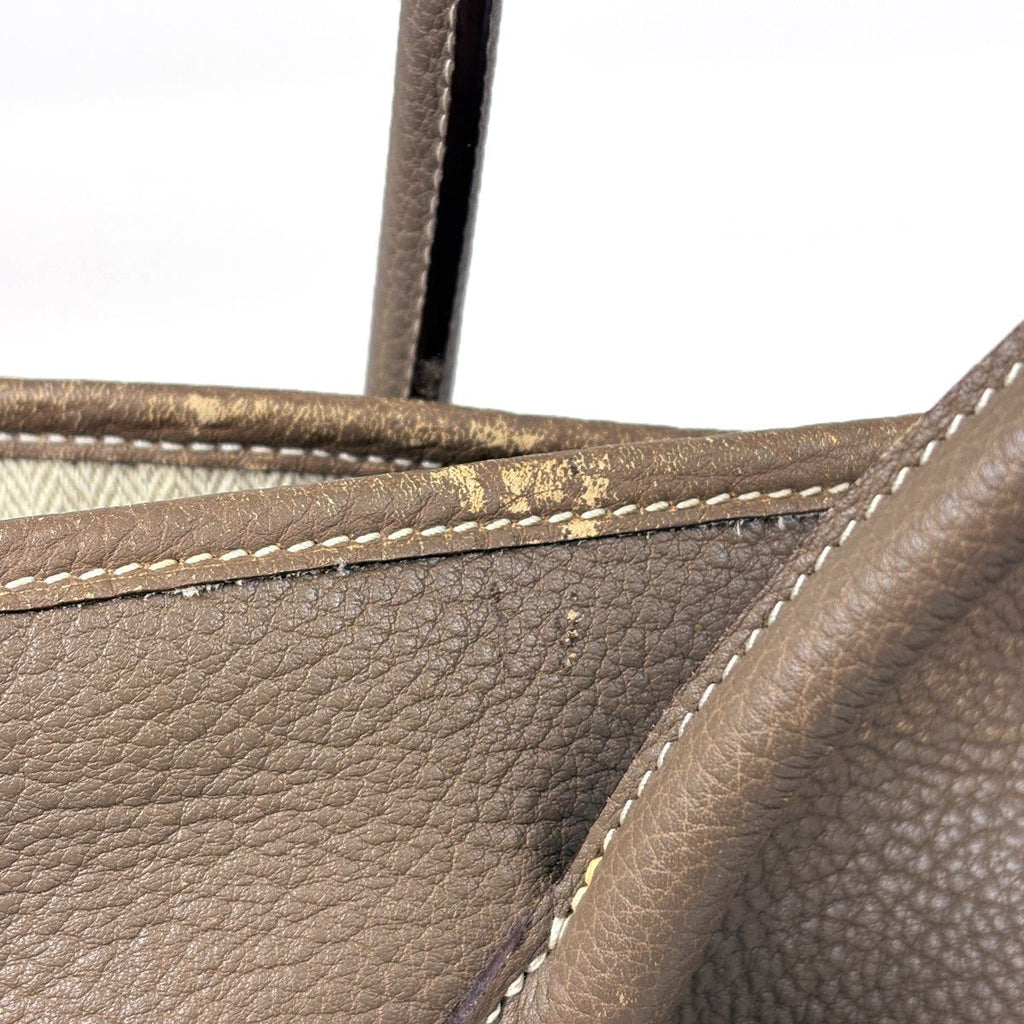 Hermes Garden Party PM Tote Bag Negonda Etoupe — view 6
