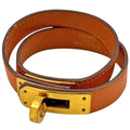 Hermes Kelly Double Tour Bracelet Orange