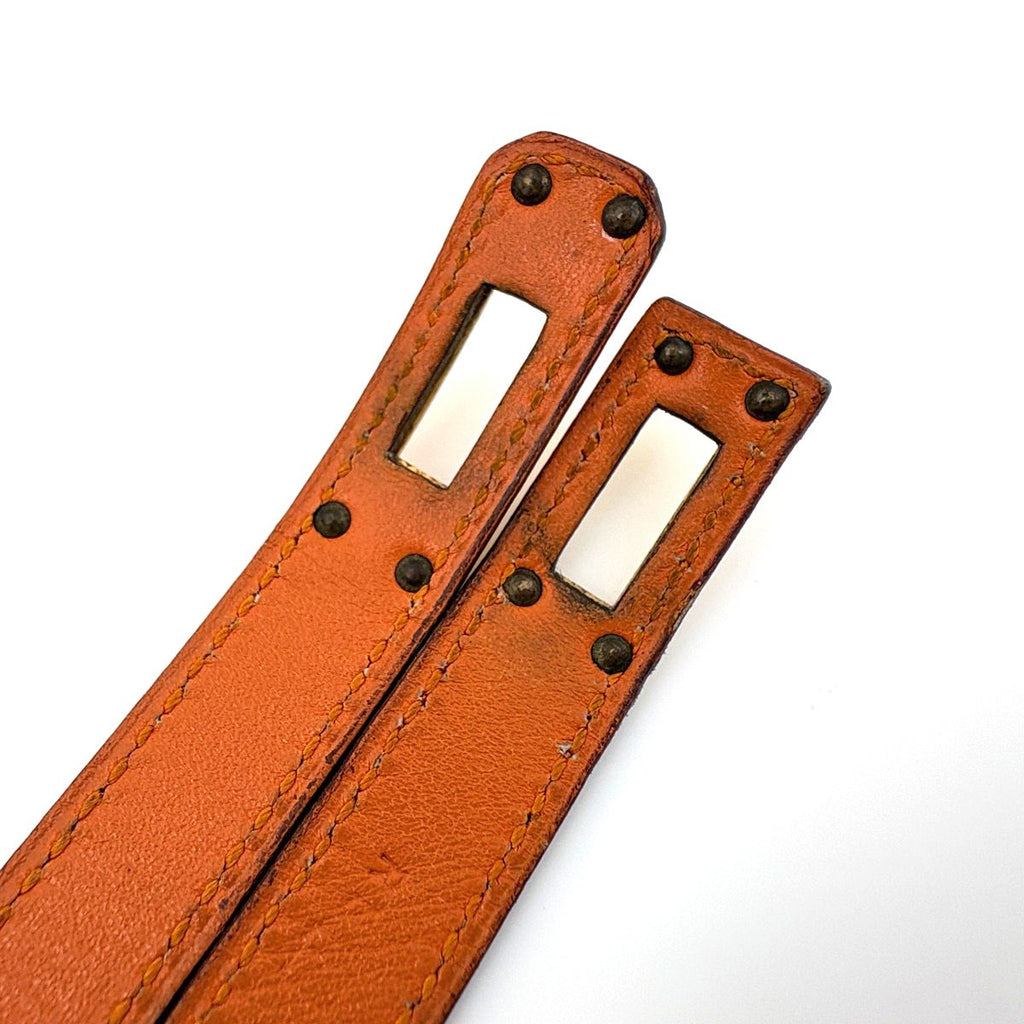 Hermes Kelly Double Tour Bracelet Orange — view 4