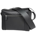 Bottega Veneta Shoulder Bag Logo Leather Black