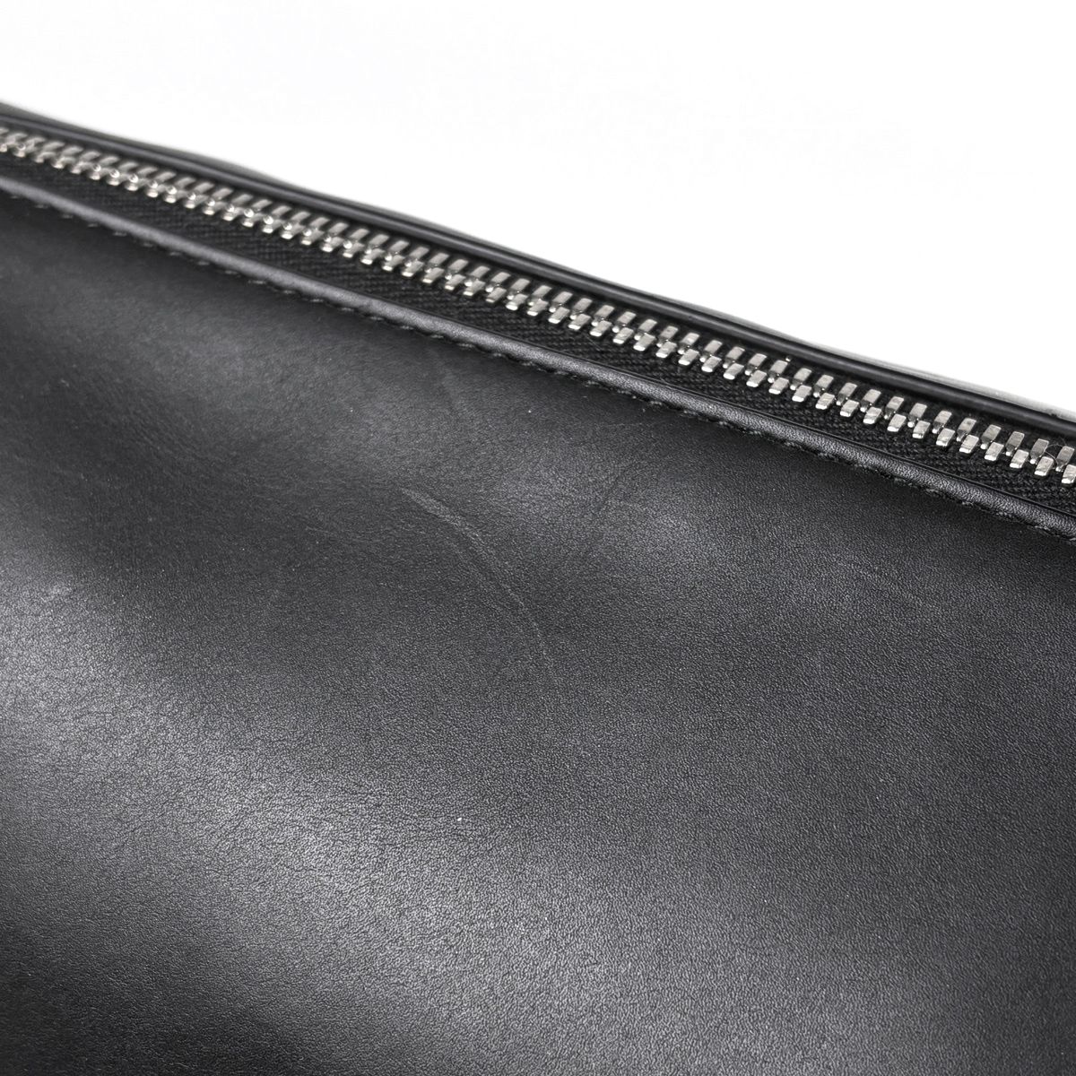 Bottega Veneta Shoulder Bag Logo Leather Black — view 5