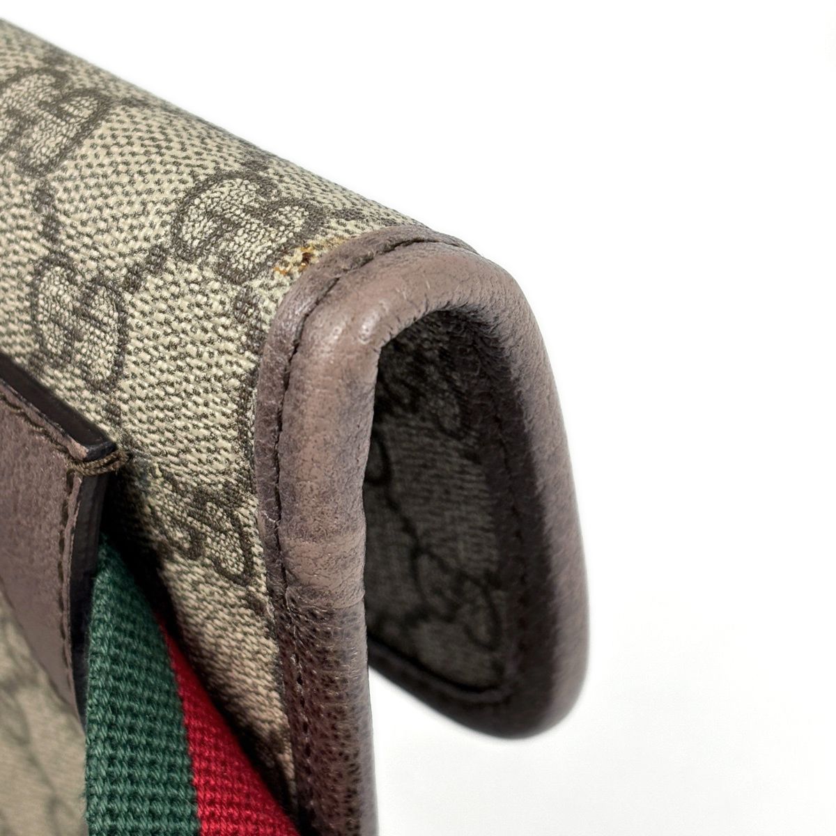 Gucci Belt Bag GG Pattern Waist Supreme Brown — view 4