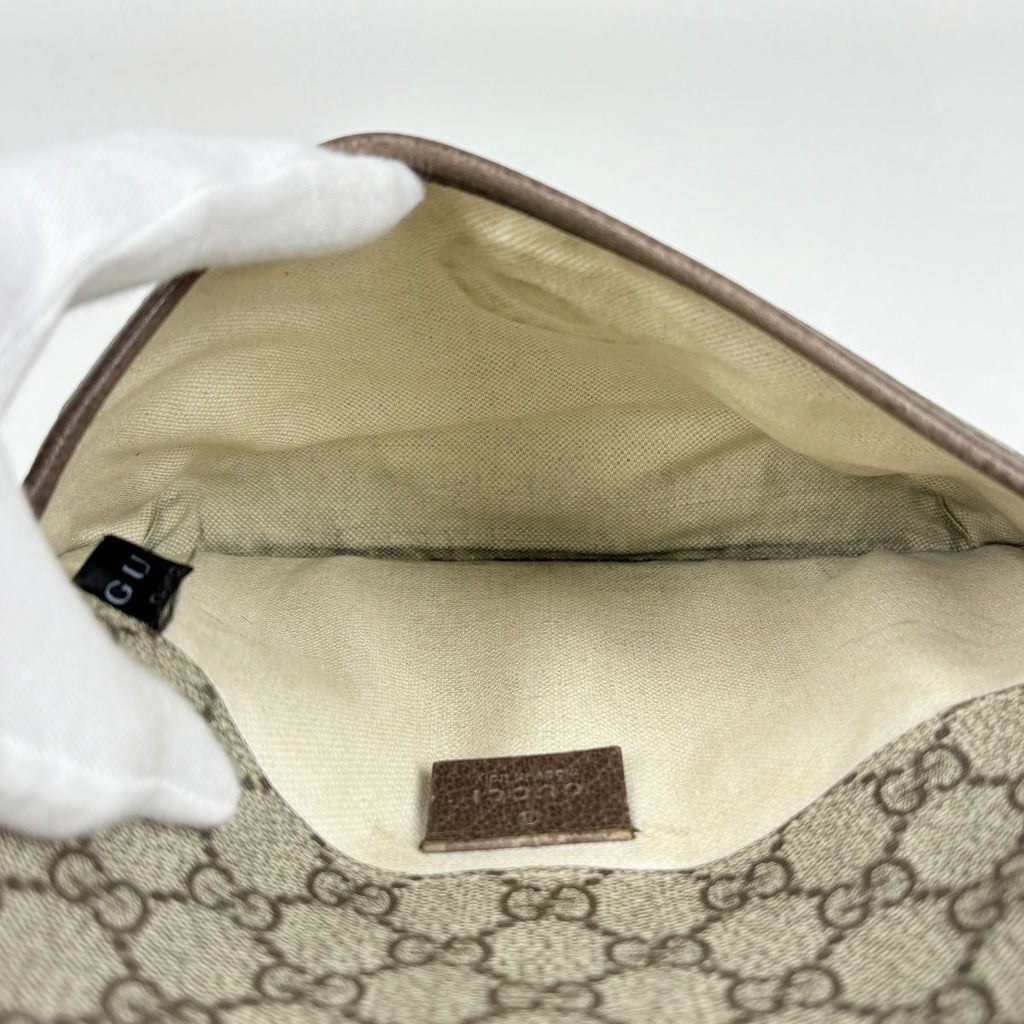 Gucci Belt Bag GG Pattern Waist Supreme Brown — view 8