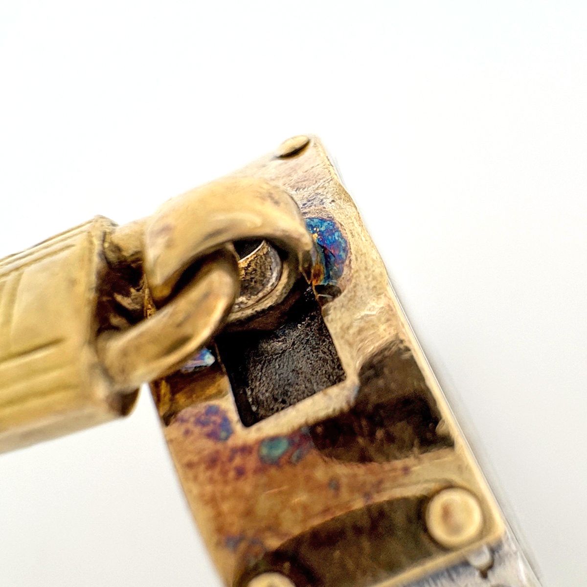 Hermes Ring 925 Sterling Silver Gold — view 5