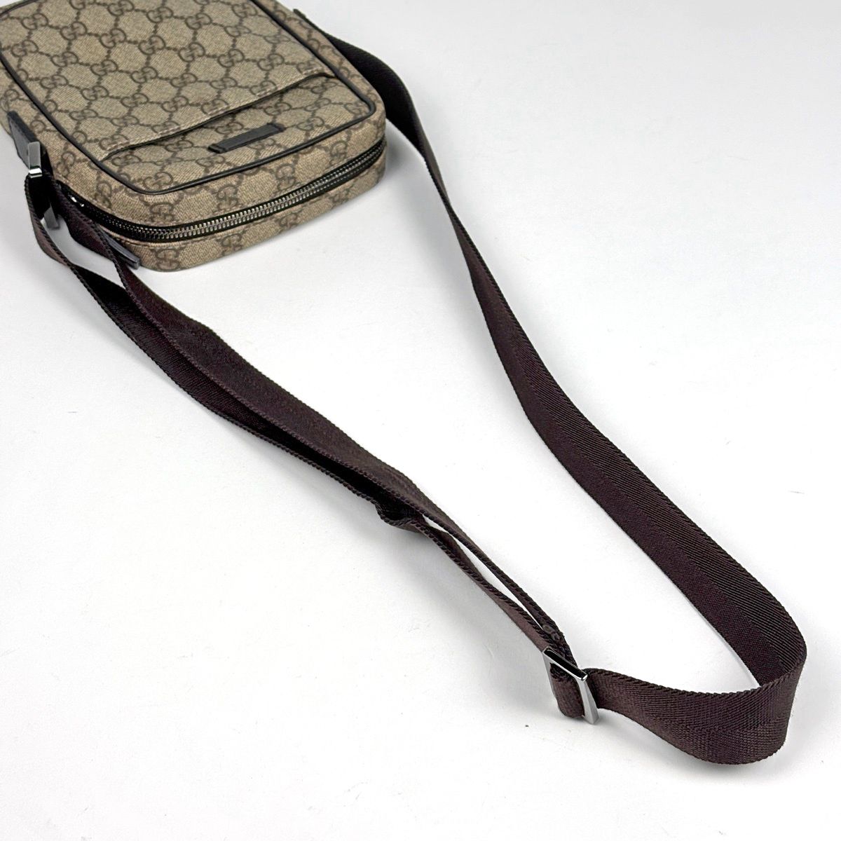 Gucci Shoulder Bag GG Pattern Brown — view 6