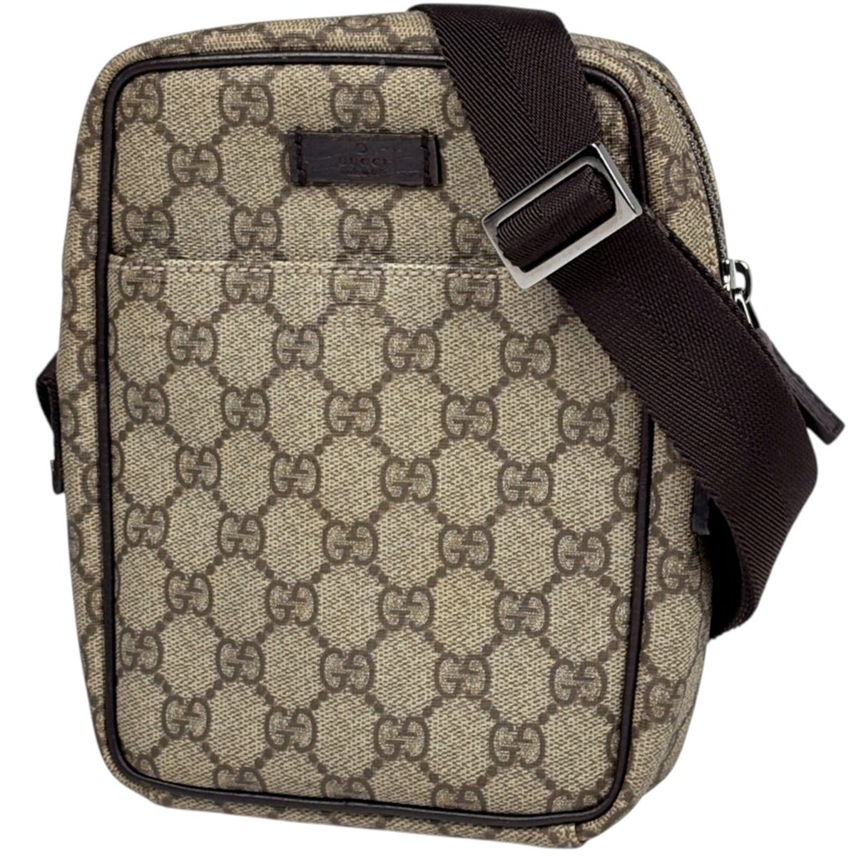 Gucci Shoulder Bag GG Pattern Brown