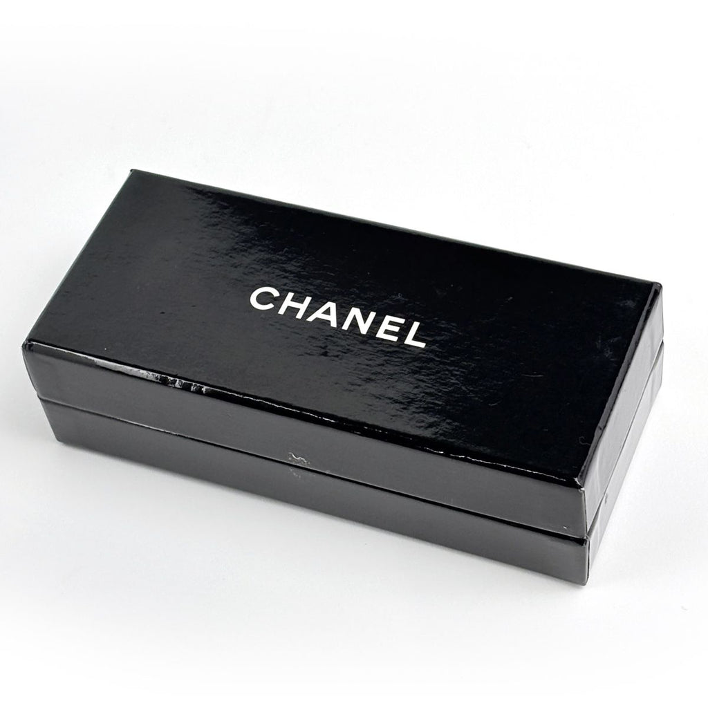 Chanel Brooch Vintage Fishbone CC Logo Gold Plated — view 7